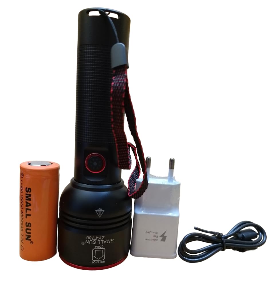 JGG Small Sun F-786 Rechargeable 1000 Meter Metal Care Led Torch (Black : Rechargeable) (B0CXXYZ1VR) Amazon Price History, Amazon Price Tracker