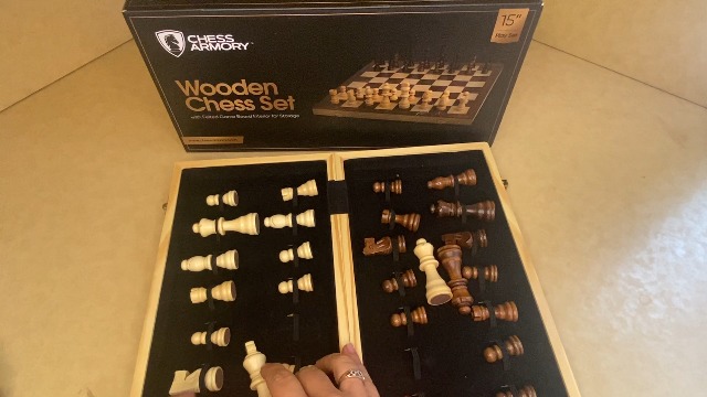 Watch Honest Review For Chess Armory 15 Inch Wooden Chess Set on