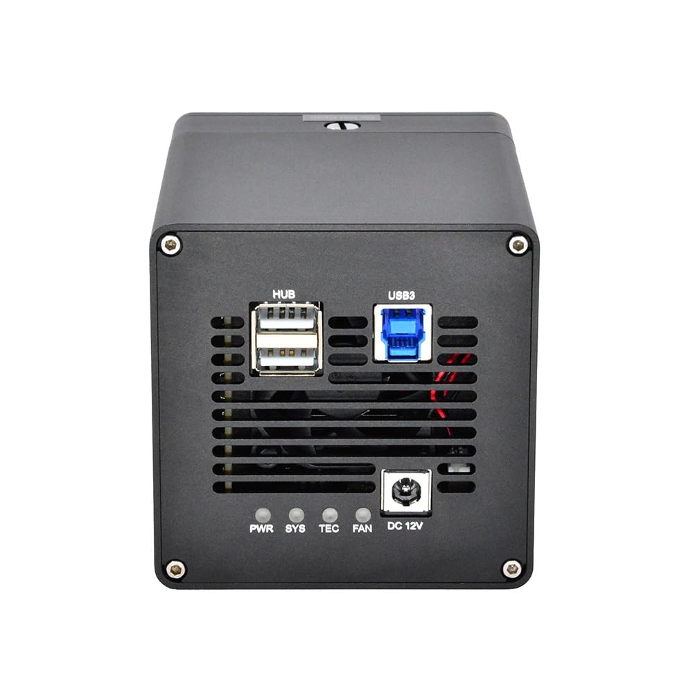 Cámara microscópica digital USB con refrigeración TE, sensor grande de 1,8" y alta resolución imx571 APS-C de 26 MP, 16 bits, USB 3.0, M42(Monochrome Camera)