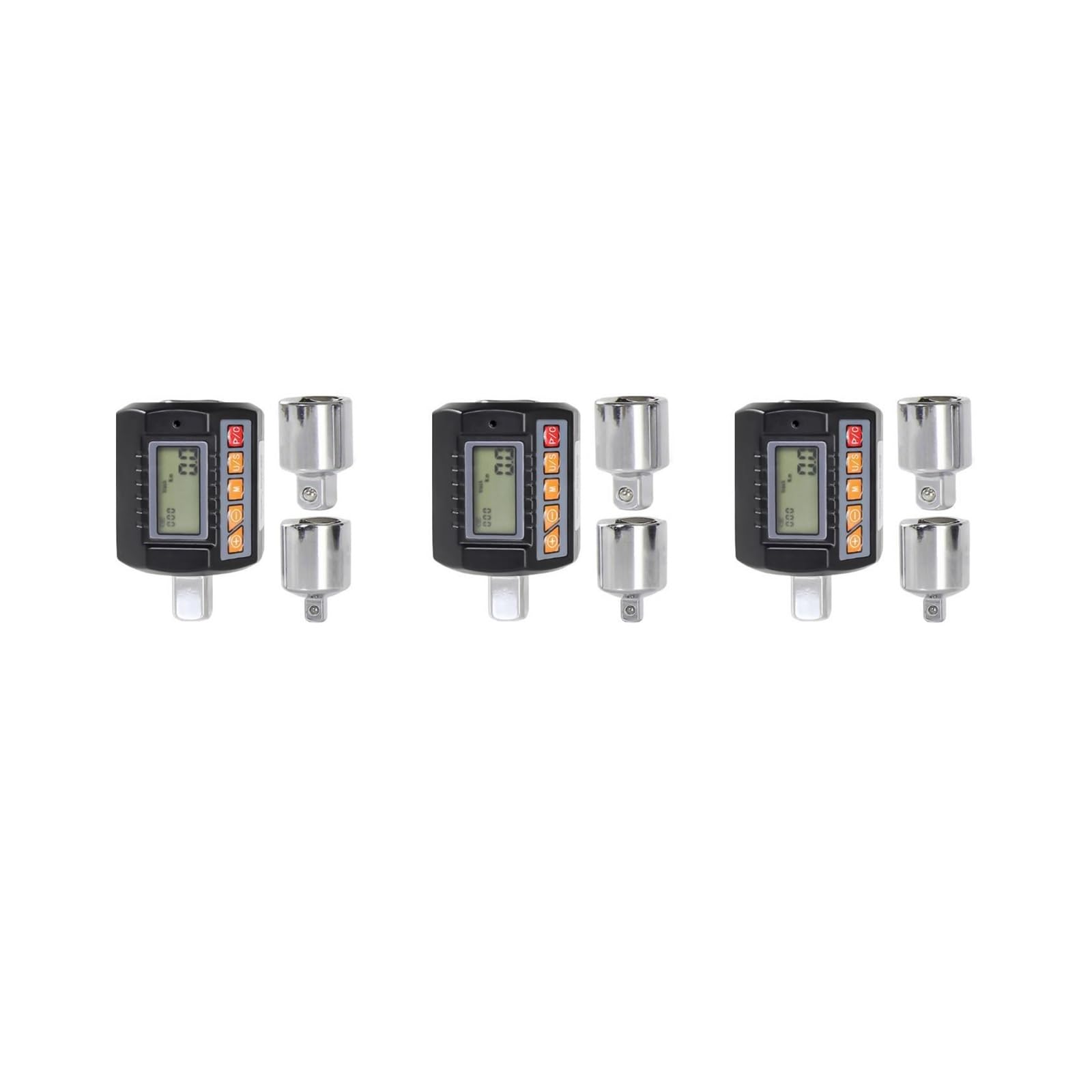 Llave dinamométrica digital, Adaptador de par Digital, medidor medición torsión acero, probador, llave dinamométrica ajustable for prueba maquinaria ferroviaria(20-200Nm)