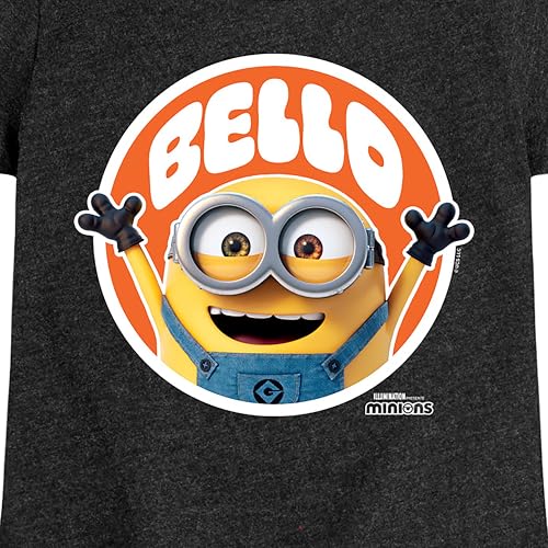 Despicable Me Minions - Hello Bello - Toddler & Youth Girls Short Sleeve Graphic T-Shirt3