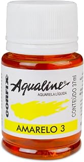 Aquarela Liquida Aqualine Corfix 03 Amarelo