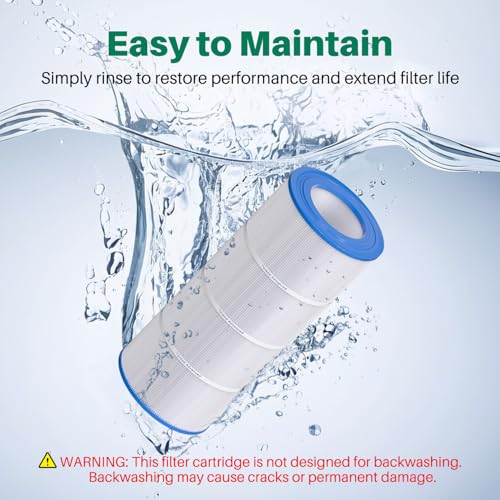 Image of CC100 Pool Filter Replaces Pentair Clean and Clear 100, CCRP100, PAP100, PAP100-4, Ultral-C3, Unicel C-9410, R173215, Filbur FC-0686, 59054200, 160316, 160354, SP100 Predator 100