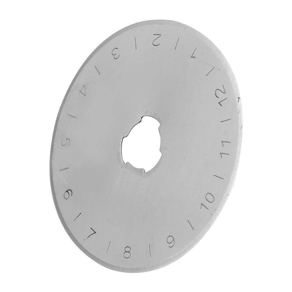 Taglierina Lama di Ricambio Lama Rotativa Lama 45 mm Lama Rotativa 45 mm Lama per Carta Tagliare Tessuto Pelle Fibra Moquette