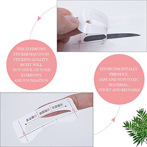 Sopracciglia Grooming Stencil Kit Strumento per lo...