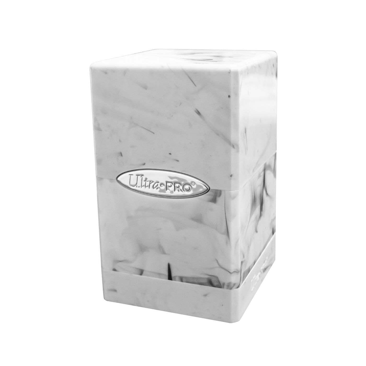 Ultra Pro ULP16347 Deck Box Satin Tower Marble Card Game Black & White