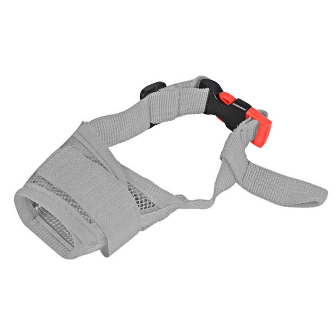 AYVRUOP Bozal para Perros Grandes, medianos y pequeños,Bozales para Perros Bozal antiladridos Perros,Bozal Antiladridos y Antimordeduras(L,Gris)