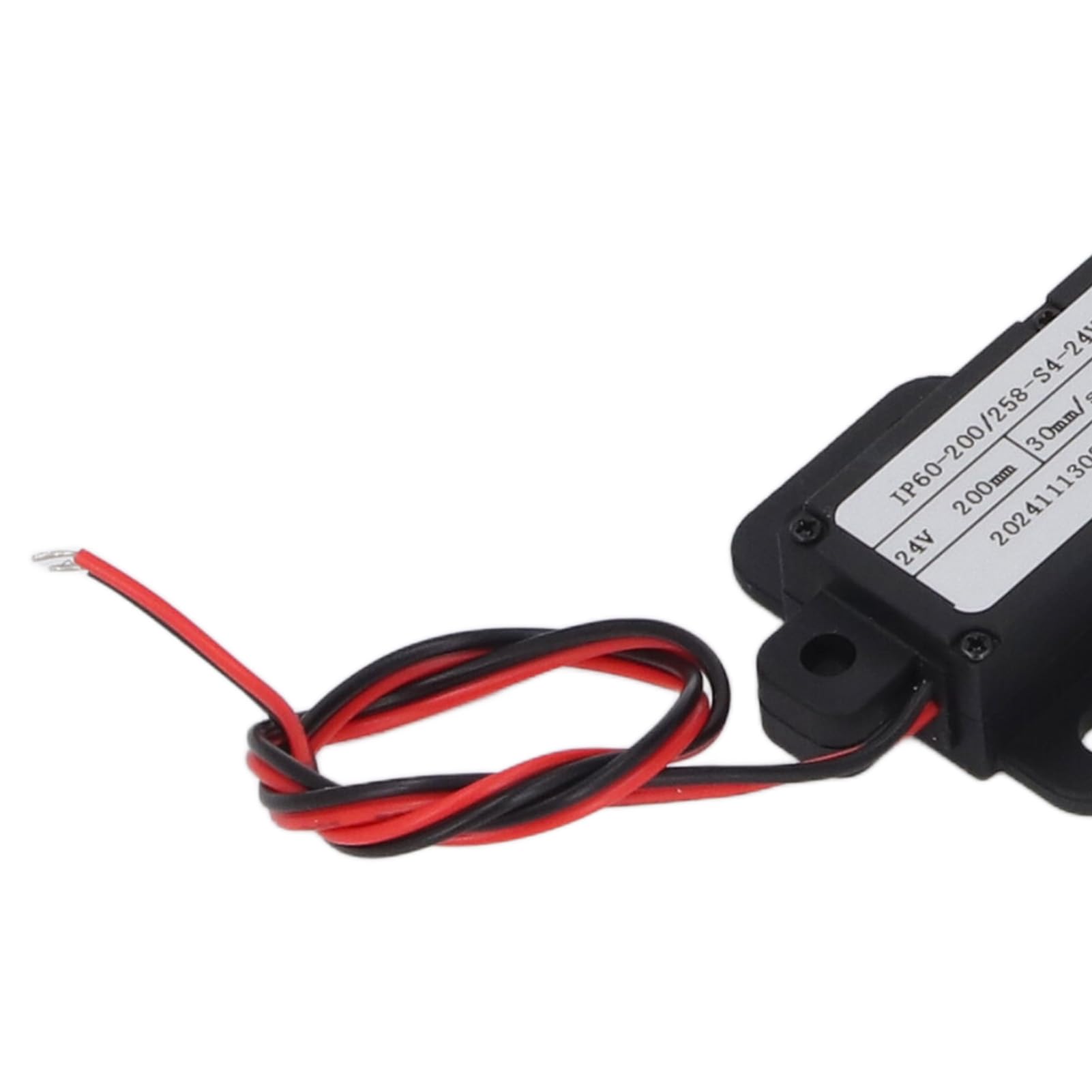 Mini elektryczny siłownik liniowy 24V DC 200mm skok 20N ciąg automatyczne wysuwanie chowanie do maszyn rolniczych automatyka domowa aluminiowa konstrukcja ABS