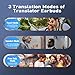 Niangziaha AI Language Translation Earbuds - Translation Earbuds Real Time, 144 Languages Online Translation, Two-Way Translator with APP for iOS for Android, Simultaneous Translation Bluetooth 5.4