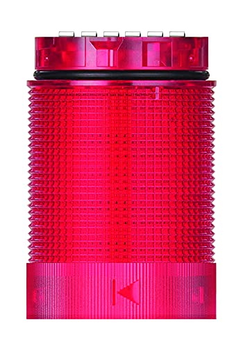 WERMA 634.110.75 24 VAC/DC, TWINLIGHT Classic, RED Lens, 40MM Diameter, Stack Light Lens