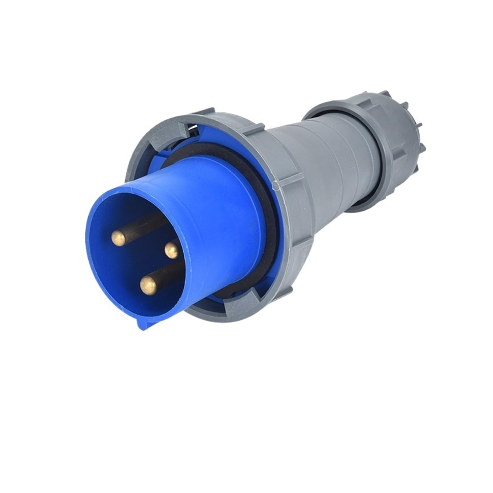 MUYTQAERG IP67 Industrial Waterproof Plug Connector 63A/125A 3P 4P 5P Surface Panel Mount Socket Electrical(Plug3P 125A)