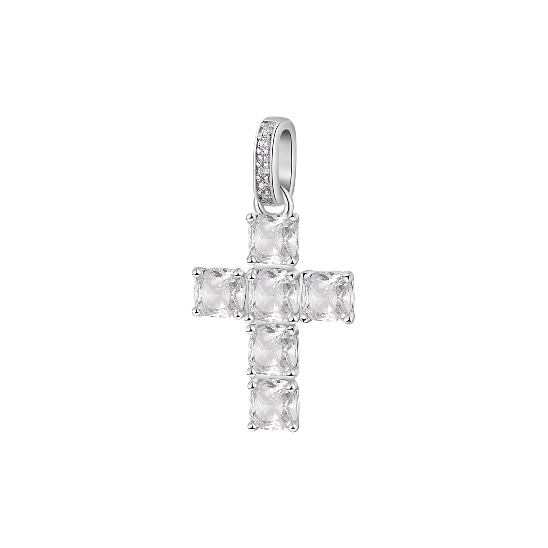 Brosway Charm Donna in Argento e Infinite White con Simbolo Croce | Collezione Fancy - FIW119