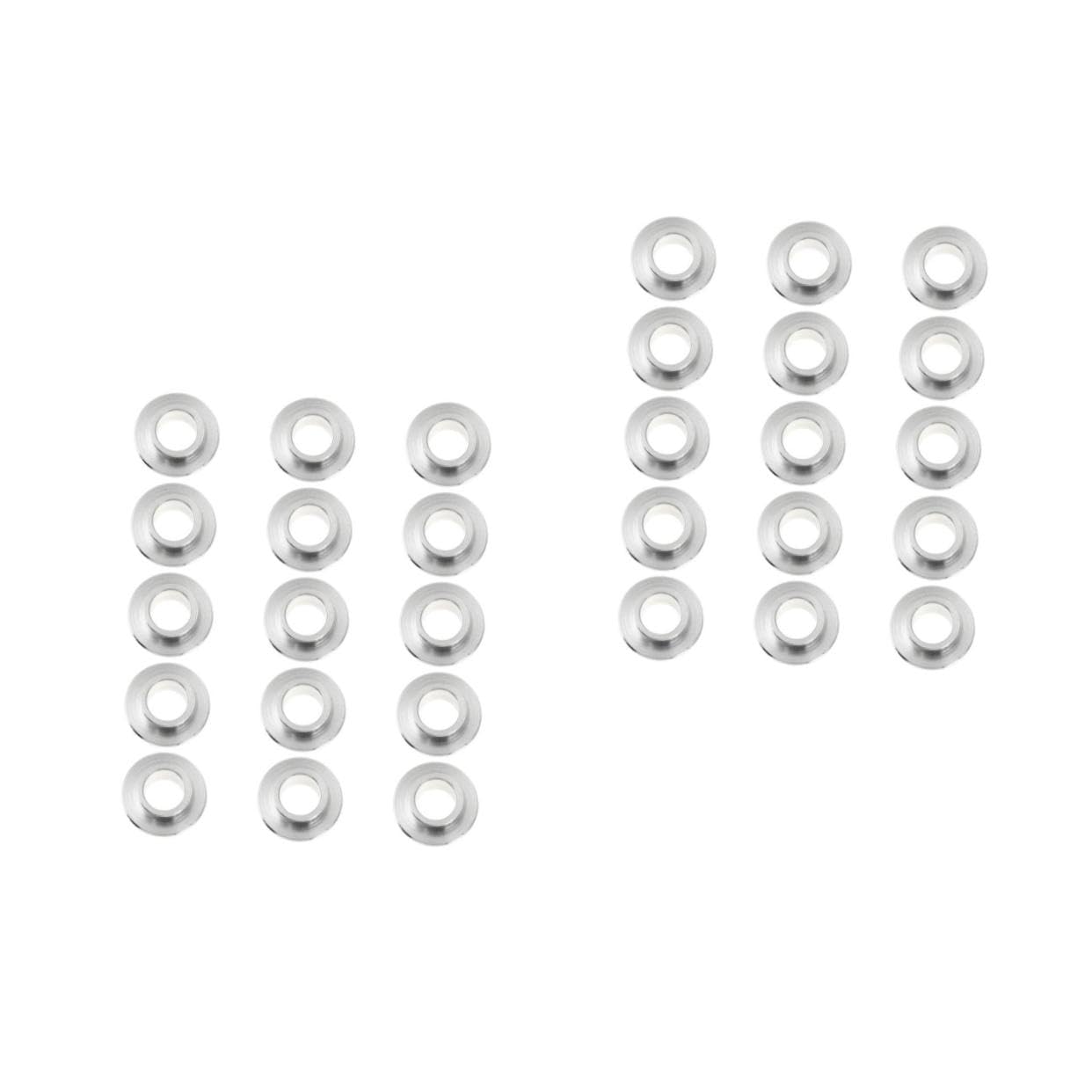 ifundom 2sets Skateboard Wheel Bearings Universal Inline Skating Parts Metal Construction High Speed Long Life 15pcs*2