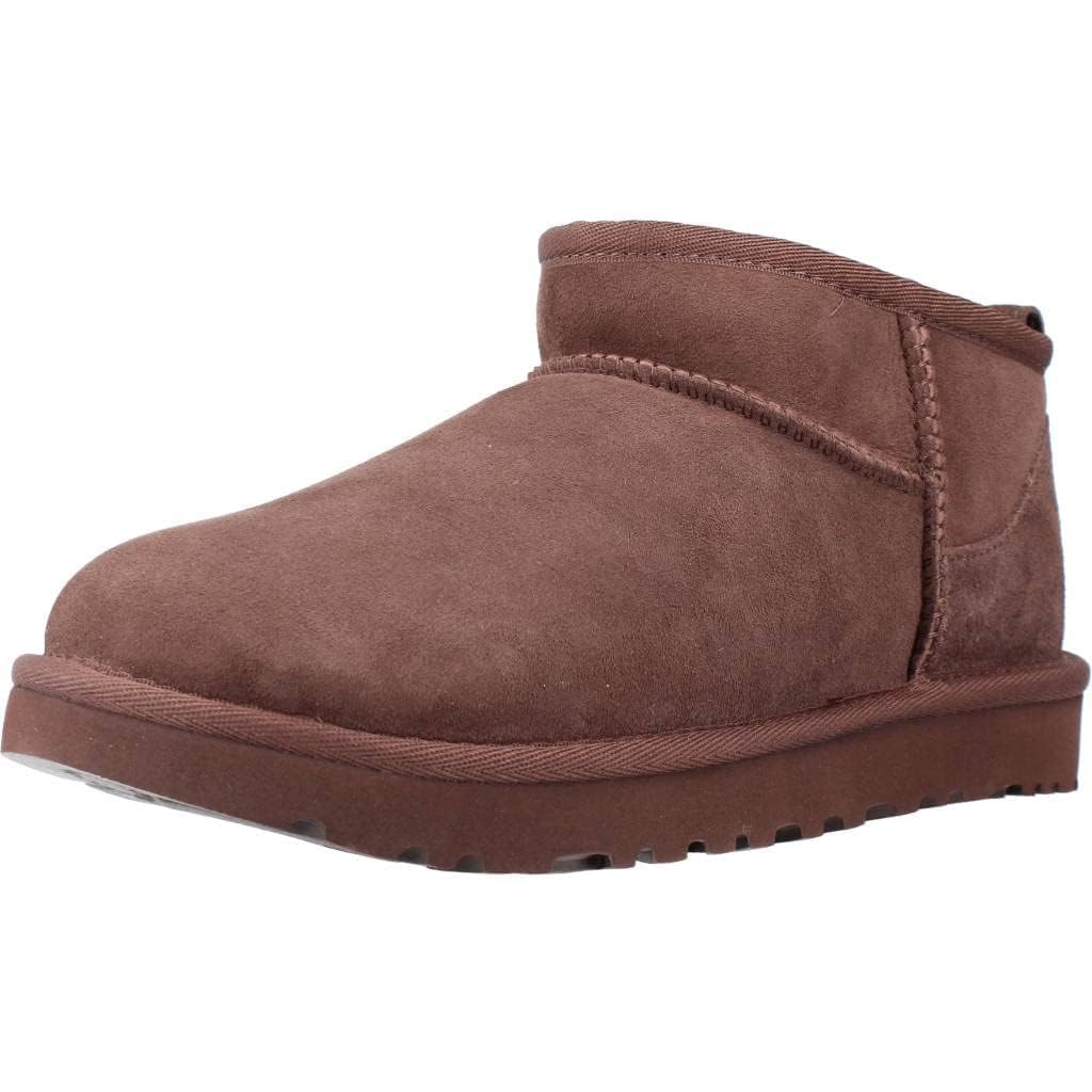 UGG Classic Ultra Mini Damen-Boots, Burnt Zeder, 43 EU