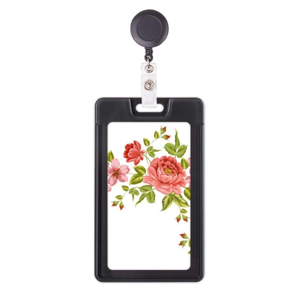 Porte-badge rétractable fleuri idéal pour blouses d'infirmières - 5