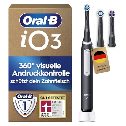 Oral-B iO Series 3 Elektrische Zahnbürste, Schwarz