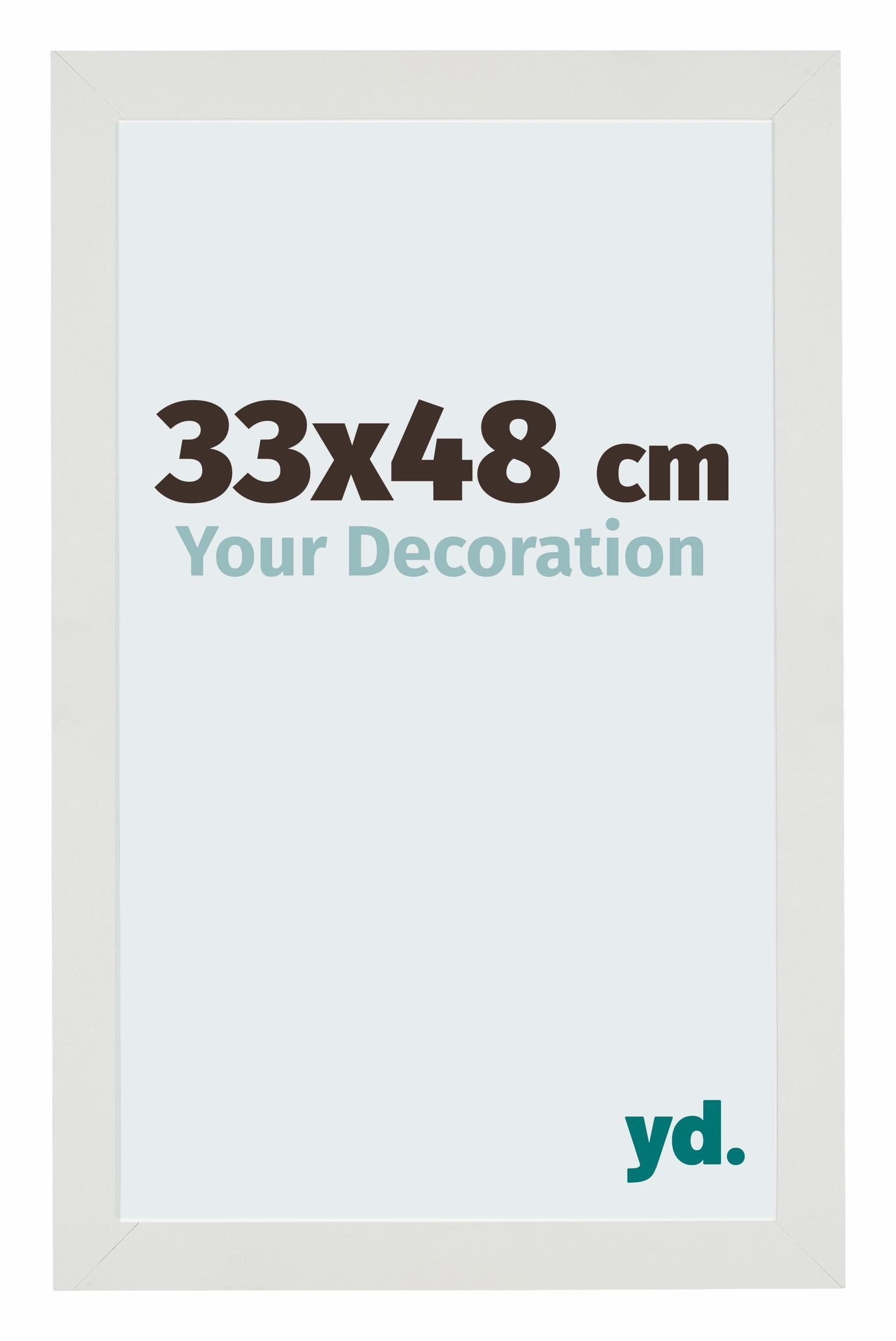 Your Decoration - Puzzle frame 33x48 - White Matte - Puzzle frame 500-1000 Pieces - MDF Photoframe - Mura