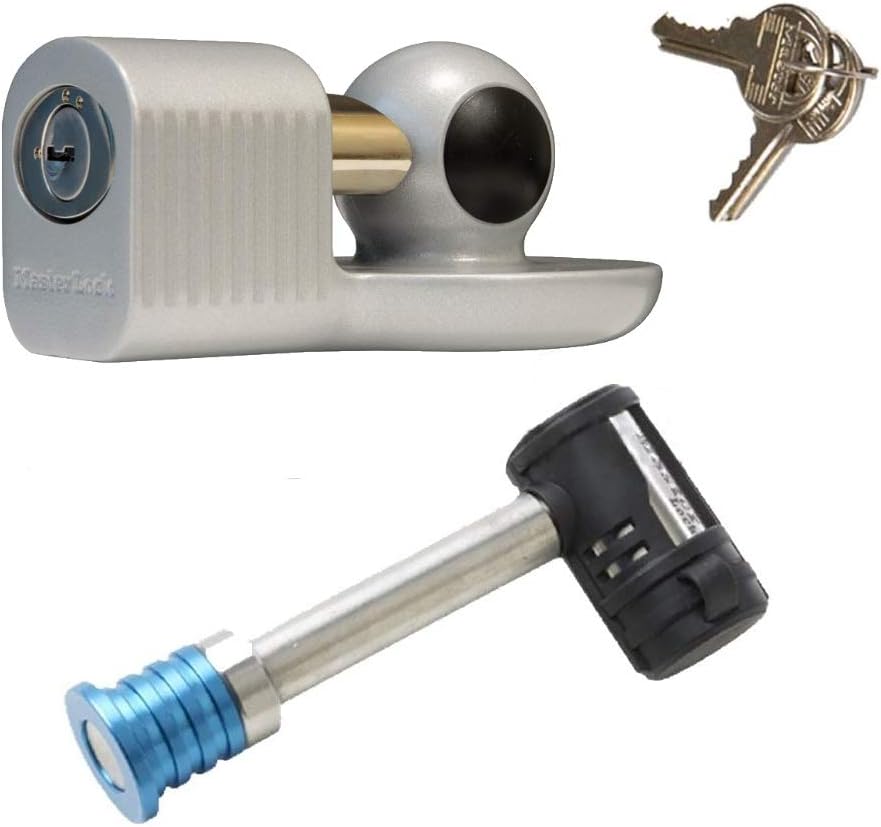 Master Lock 2 Trailer Locks Keyed Alike 2KA1480377