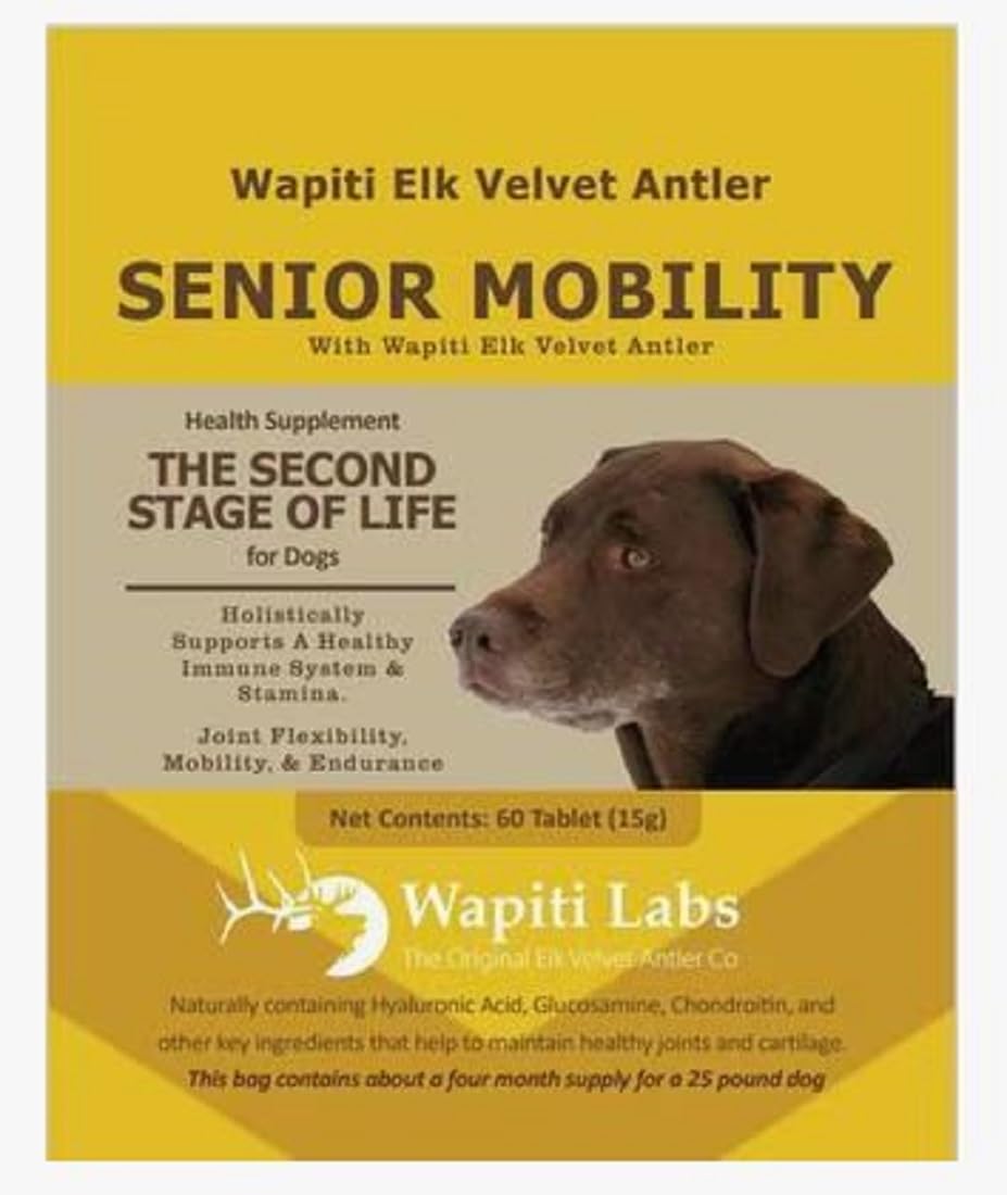 Wapiti Labs 60 Count Senior Dog Mobility