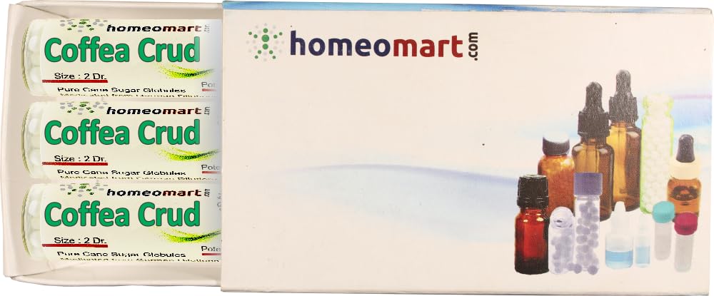 Coffea Cruda Homeopathy Pellets (Pills) in 200C Potency