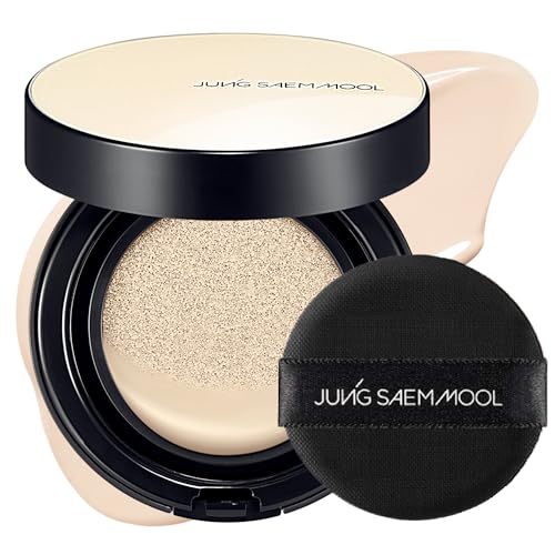 Image of JUNG SAEM MOOL Essential Skin Nuder Cushion | Natural Finish, Buildable Coverage Cushion Foundation by Korean Makeup Artist (Refill Not Included, 0.49 Fl Oz), 13N Fair