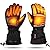 RARE SPACE Heated Gloves for Men Women -7.4V Fast Heating, Waterproof & Upgrade Non-Slip Electric Heating Glove for Motorcycling, Hunting, Skiing, Outdoor Work (X-Large)