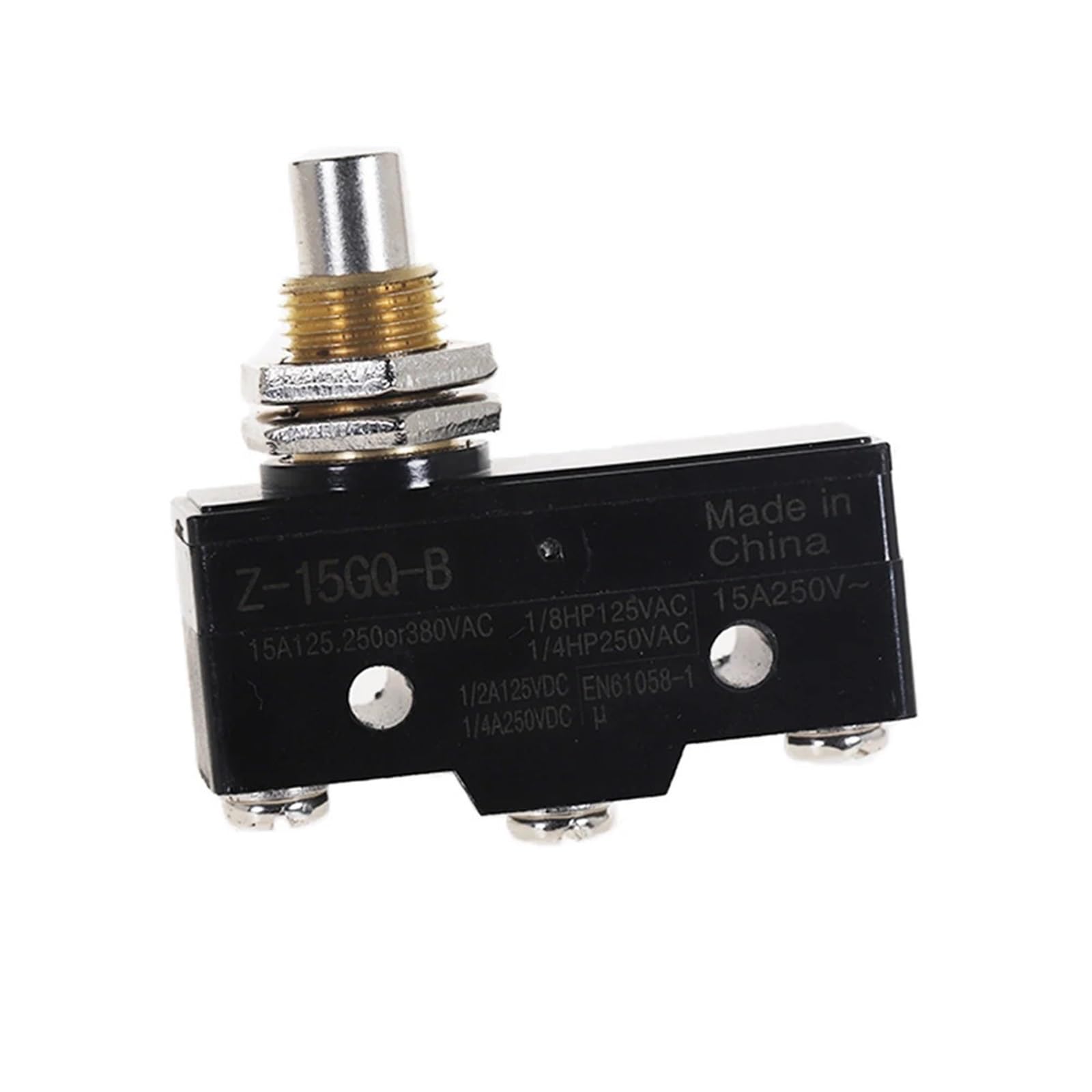 Microinterruptor de límite momentáneo Z-15GQ-B SPDT interruptor final de carrera para panel 16A 7