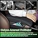 Shademax BMW X3 Center Console Cover, BMW X3 Accessories 2018-2023 2024 Memory Foam Armrest Cover Center Console Pad PU Leather Armrest Seat Box Cover Protector with Pockets Storage Bag