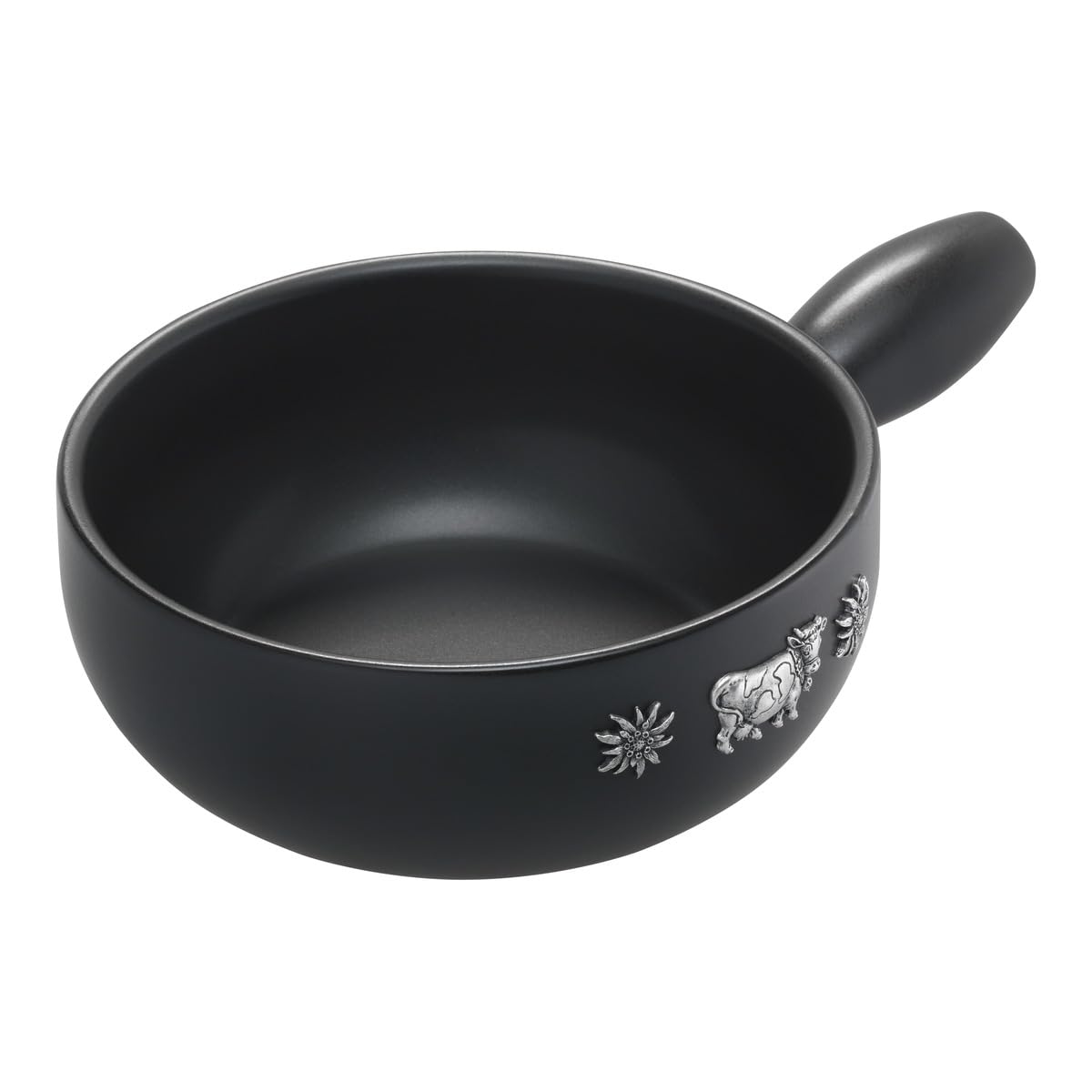 Kuhn Rikon Service à Fondue en Argile Blanche 23 cm pour Induction