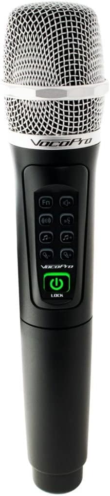 VOCOPRO SmartOke-Pro DSP Karaoke Mixer with Two Wireless Microphones 2.1 Powered Vocal Speaker 100-Watt Built-in Subwoofer for Smart TV and Tablet