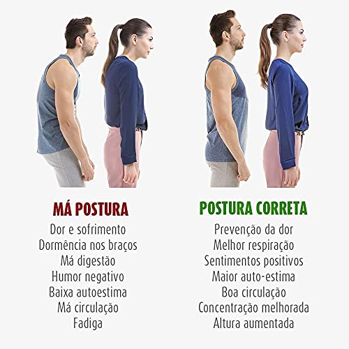 Corretor Postural Ajustável Alasca - com suporte de coluna