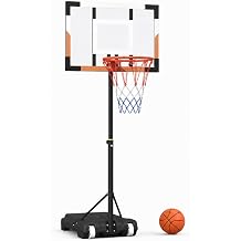 Adjustable Basketball Hoop, Portable Outdoor Basketball Goal