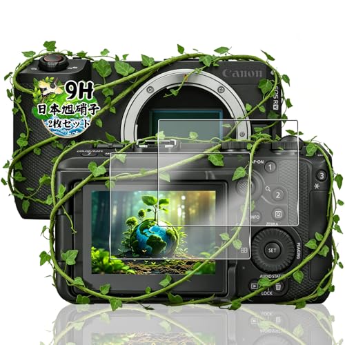 �Ή� Canon EOS R6V �ی�t�B���� �K���X�t�B���� �y2���Z�b�g�z �L���m�� EOS R6V �p�� �t�B���� �����K���X ��ʕی� �J�o�[ ���{���Ɏq�� �d�x9H �ϏՌ� ��U�h�~ �C�A�[�� �\��t���ȒP Canon R6V �p�� �A�N�Z�T���[