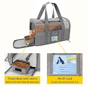 Refrze-Pet-Carrier-Airline-Approved-Cat-Carriers-for-Medium-Cats-Small-Cats-Soft-Dog-Carriers-for-Small-Dogs-Medium-Dogs-TSA-Approved-Pet-Carrier-for-Cats-Dogs-of-15-Lbs-Puppy-CarrierGrey - Cucciolini Doodles Refrze-Pet-Carrier-Airline-Approved-Cat-Carriers-for-Medium-Cats-Small-Cats-Soft-Dog-Carriers-for-Small-Dogs-Medium-Dogs-TSA-Approved-Pet-Carrier-for-Cats-Dogs-of-15-Lbs-Puppy-CarrierGrey