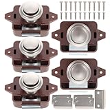 Serrure à bouton-poussoir : fabriquée en alliage de zinc et en abs de haute qualité, robuste et durable, résistante à la rouille