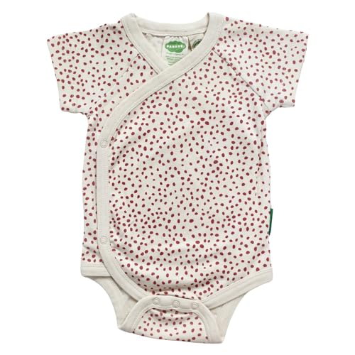 Image of PARADE Organic Wrap Bodysuit - Signature Prints Short Sleeve