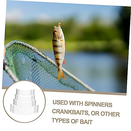 100 piezas de Cuerdas de Pesca de Acero Resistentes miniatura 5