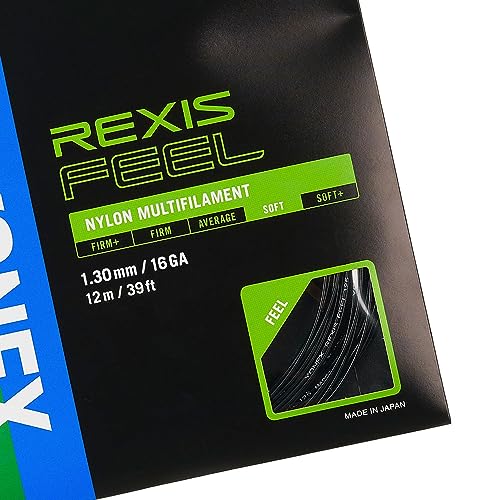 Corda Raquete RexIs Feel 16 1.30mm Set Preto MPOWER