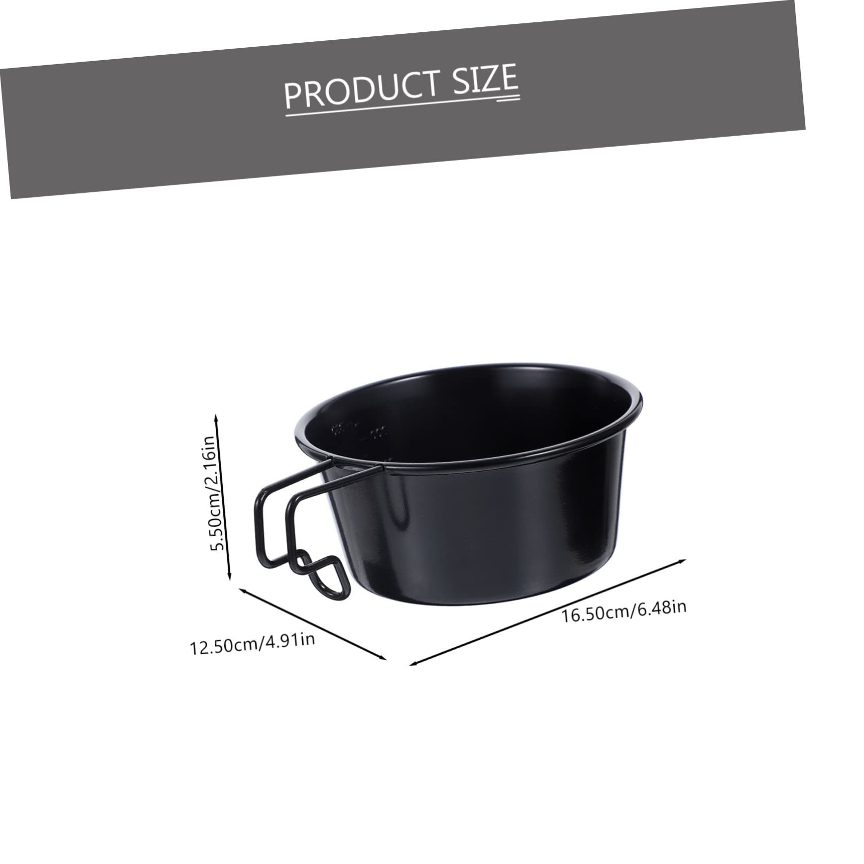 Mikinona Stainless Steel Camping Bowl with Handle Durable Outdoor Cooking Bowl for Soup Rice and Salad Lightweight Design for Picnics Hiking and Bbq