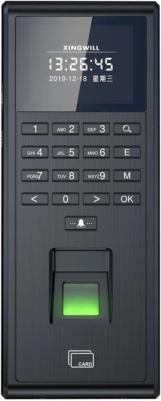 スマートドアアクセス制御システムキットスタンドアロンキーパッドユーザー用の指紋タイマーキャプチャマシン 簡単で便利な管理(125K-