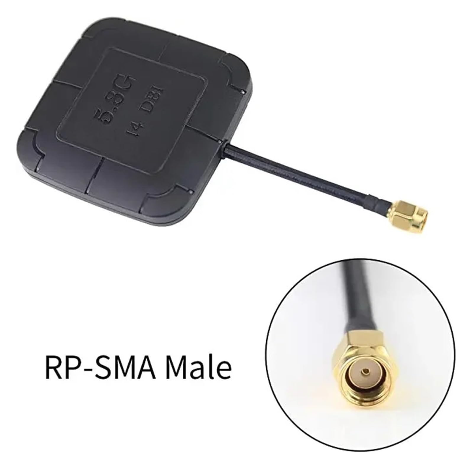 Odbiornik RC 5,8G 14DBI, płaski panel i antena grzybkowa o wysokim wzmocnieniu, kompatybilny z dronami RC odbiornikiem EV800D