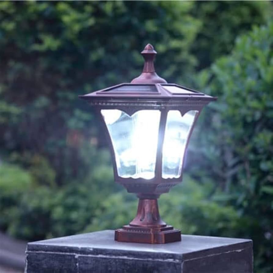 Amazon.co.jp: 門柱灯 屋外 防水 照明 外灯 屋外ソーラー防雨