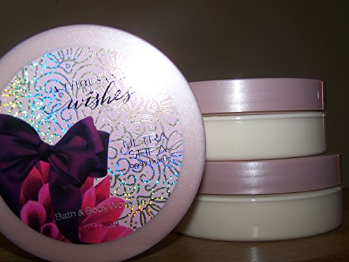 Lot of 3 Bath & Body Works A Thousand Wishes Ultra Shea Body Butter 7 oz/ 200 g (Thousand Wishes)
