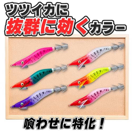 DUEL(デュエル) YO-ZURI(ヨーヅリ) エギ: アオリーQ 大分布巻 (S) Y2 1.8号: ブルー夜光ピンク 4枚目