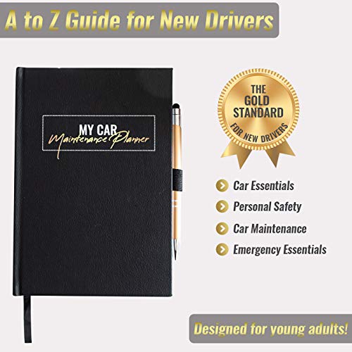 Ladies Kar Care Car - Accessories Automotive Planner Repair Vehicle Maintenance Auto Journal Manual Log Book With Calendar Notebook Gift - Mileage Logbook (Gold) #TOP1