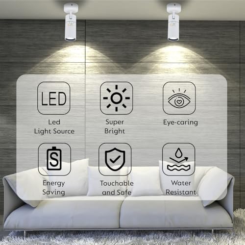 Image of Errol White spot Lights 20 watt Aluminium Focus Light | Adjustable Head Focus Light for wall | spot Lights for Home Ceiling | spot Light (White)