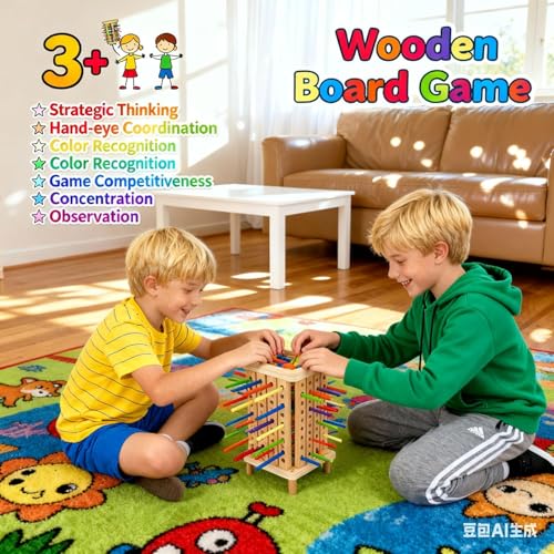 Juego de Mesa Montessori Pichoi de Madera para 1-6 Jugadores miniatura 6