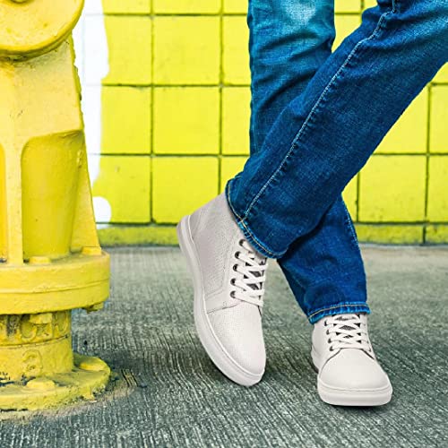 Casual Sneaker, Genuine Leather Lace-Up Dress Shoes For Men Beige 10 #TOP6