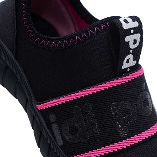 Tenis Casual Infantil Nº 20 ao 27 Menina Menino Moda Calce Fácil 11.59 (Preto/Pink, BR, Criança de 1