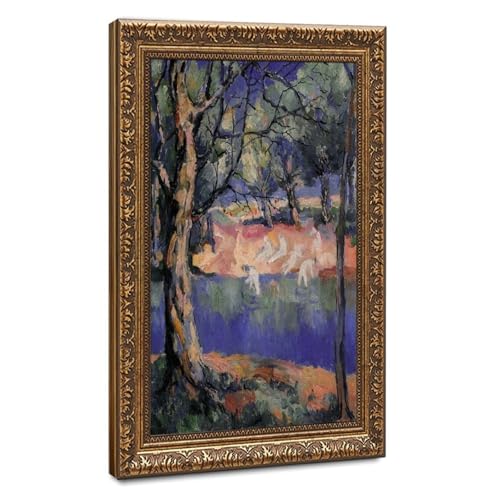 Toile forêt de Malevich 40x61 cm pour habiller un mur vide